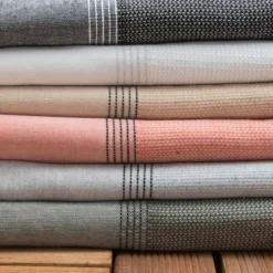 Fouta cotone riciclato (100 x 200 cm) Beach Verde cachi