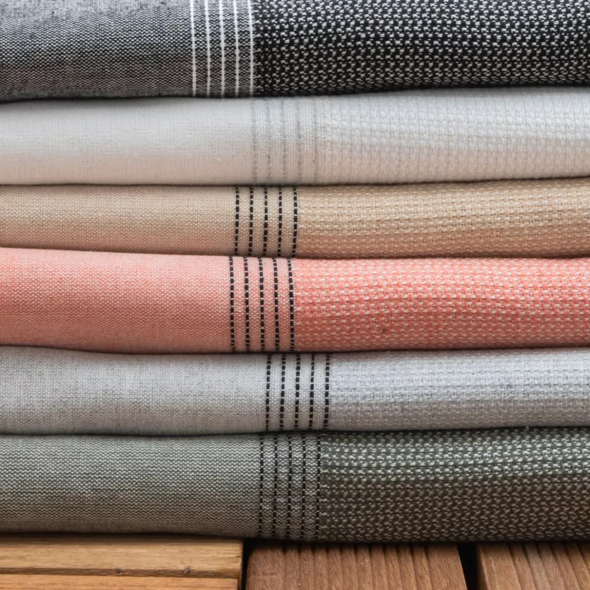 Fouta cotone riciclato (100 x 200 cm) Beach Corallo
