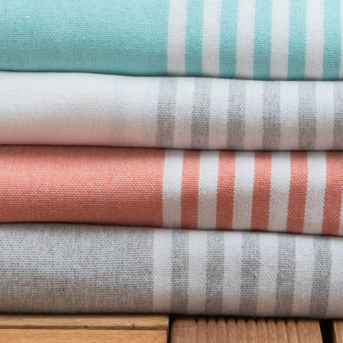 Fouta cotone riciclato (200 x 200 cm) Summer Bianca