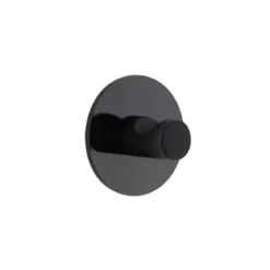 Gancio adesivo 3M (D4 cm) Zinc Nero
