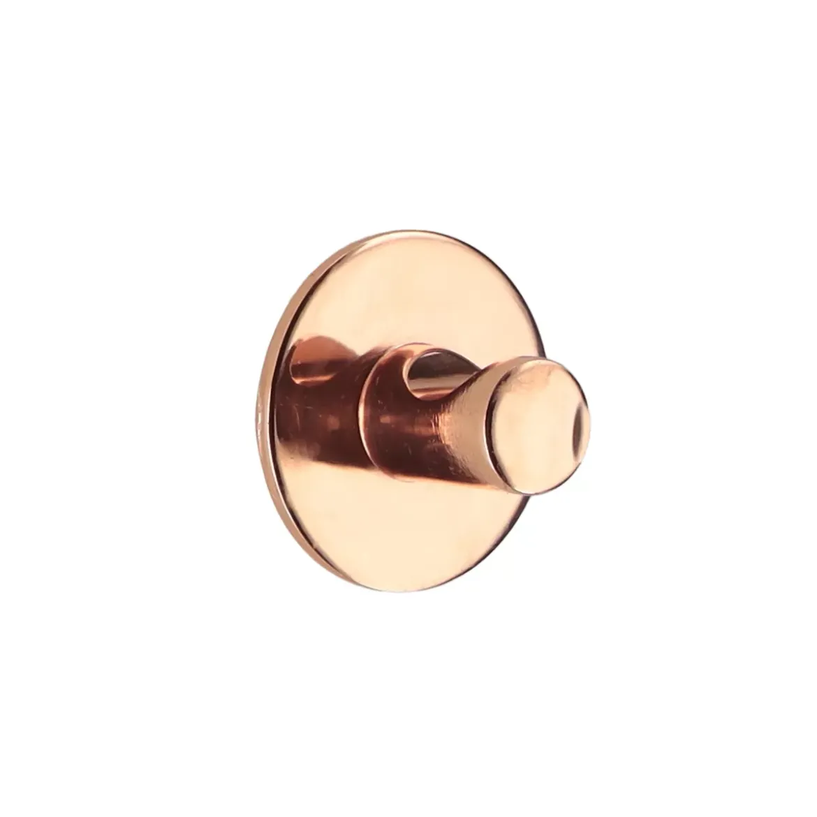 Gancio adesivo 3M (D4 cm) Zinc Rame