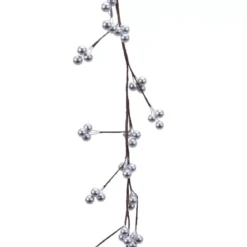 Ghirlanda decorata Célénia Argento