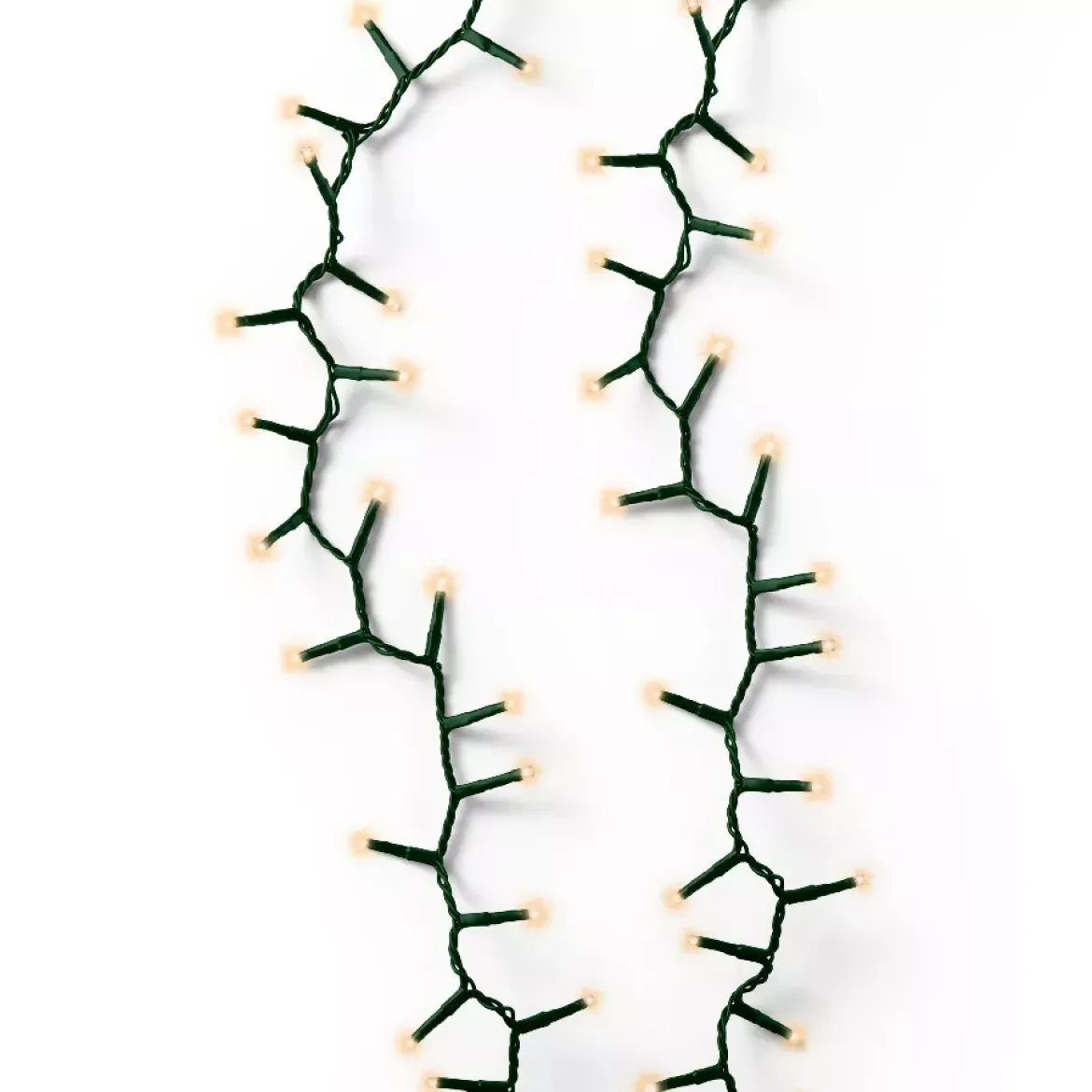 Ghirlanda di luci 45 m 2000 LED cavo verde NewLuxe Bianco caldo dorato