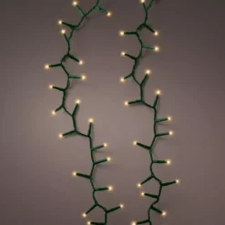Ghirlanda di luci 45 m 2000 LED cavo verde NewLuxe Bianco caldo dorato