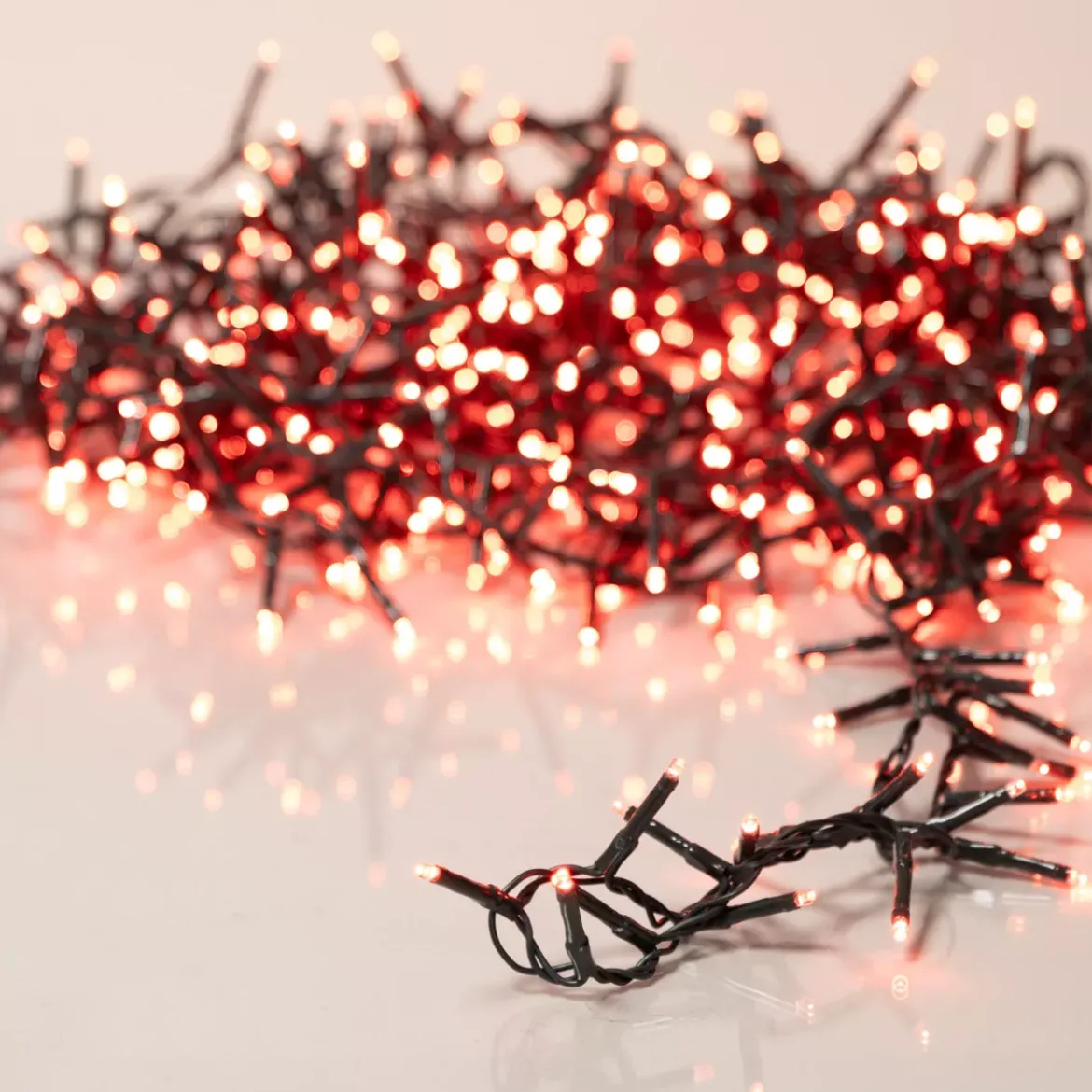Ghirlanda di luci 11 m 500 LED cavo verde NewLuxe Rosso