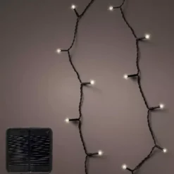 Ghirlanda di luci Solare ricaricabile 9 m Bianco freddo 120 LED