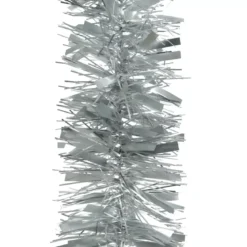 Ghirlanda di Natale (Ø10 cm) (2 m) Alpine destructurée Argento