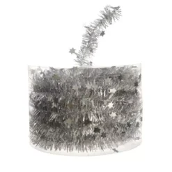 Ghirlanda di Natale (Ø3,50 cm) Stelle Alpine Argento