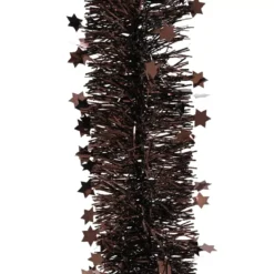 Ghirlanda di Natale (D9 cm) stellata Alpine Nero tartufo