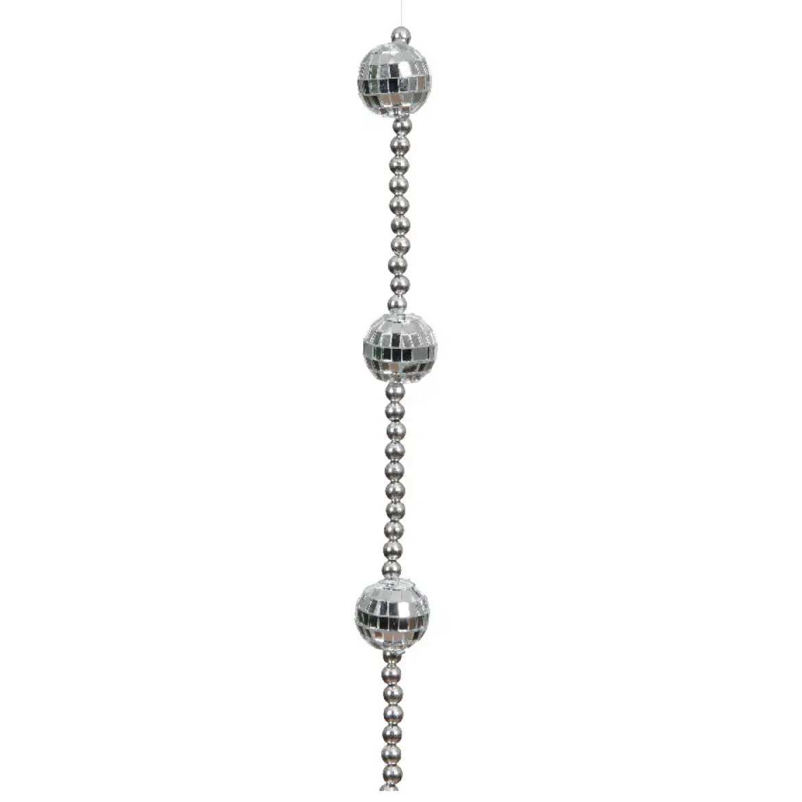 Ghirlanda di perle (172 cm) Disco Argento