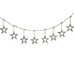 Ghirlanda Farandole di stelle Argento