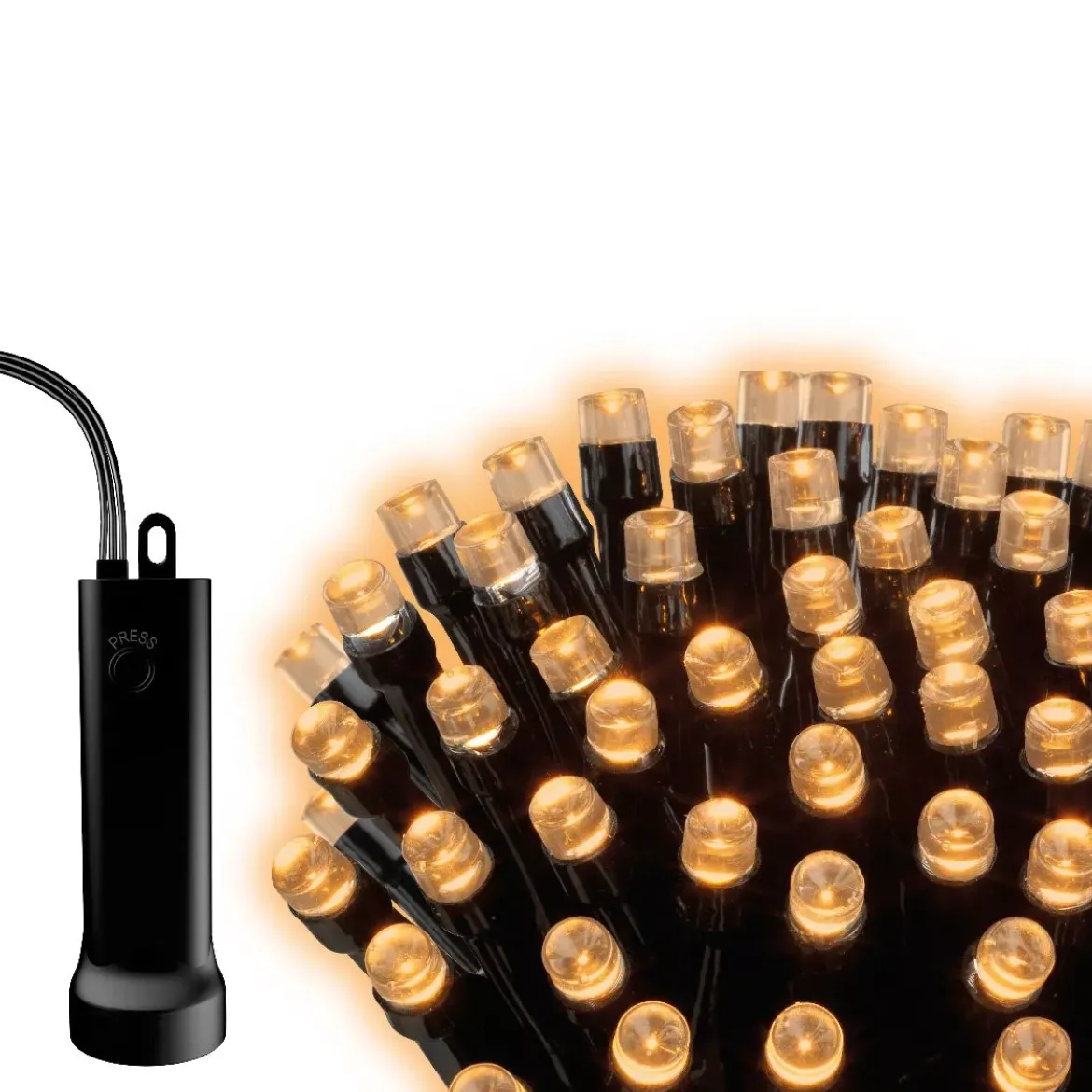 Ghirlanda luminosa Durawise 7,10 m Bianco caldo 96 LED CN