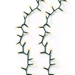 Ghirlanda luminosa 16 m 750 LED cavo verde Luxe Bianco caldo Champagne