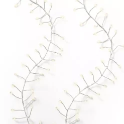 Ghirlanda luminosa 6 m 480 Micro LED cavo argento Luxe Bianco caldo