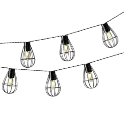 Ghirlanda luminosa solare Gabbia 3,5 m - Bianco caldo 8 LED