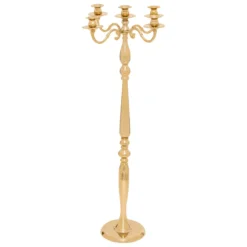 Grande Candelabro in metallo (H100 cm) Natale festivo Dorato