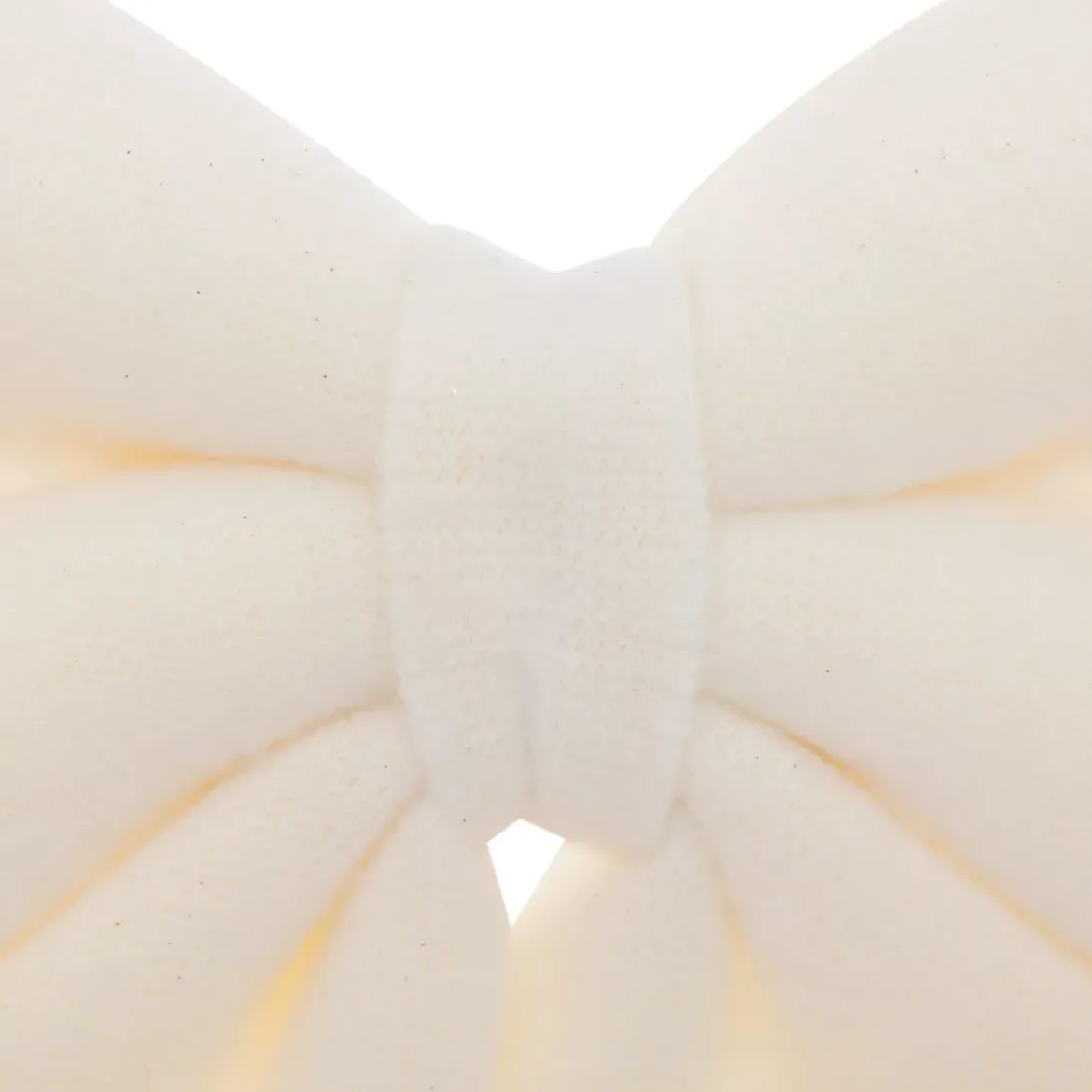 Grande fiocco di Natale in lana (H43 cm) Prestige Bianco