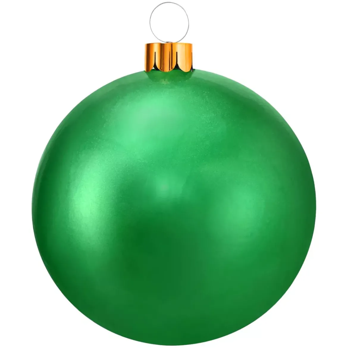 Grande pallina di Natale gonfiabile D45 cm Verde
