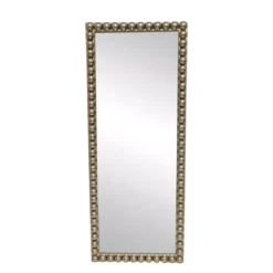 Grande specchio da parete con cornice in metallo (150 cm) Milton Oro