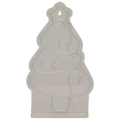 Insegna luminosa USB (H40 cm) Neon Albero di Natale Multicolore
