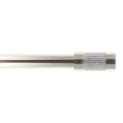 Kit asta per tenda estensibile (L210 - L380 cm / D28 mm) Viola Argento