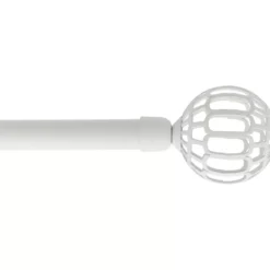 Kit asta per tenda estensibile (L120 - L210 cm / D19 mm) Facette Bianco opaco