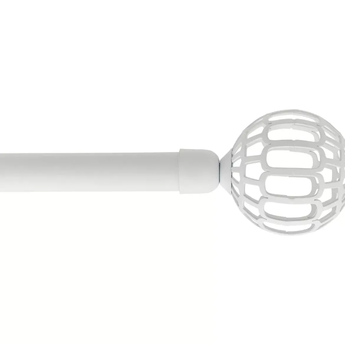Kit asta per tenda estensibile (L120 - L210 cm / D19 mm) Facette Bianco opaco