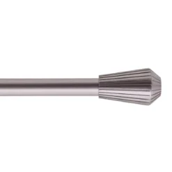 Kit asta tenda estensibile (L120 - 210 cm / D19 mm) Pise Grigio cemento