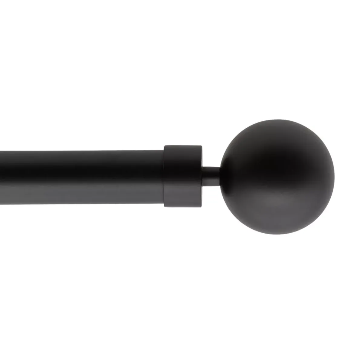 Kit asta tenda estensibile (L160 - L300 cm / D28 mm) Gaïa Nero opaco