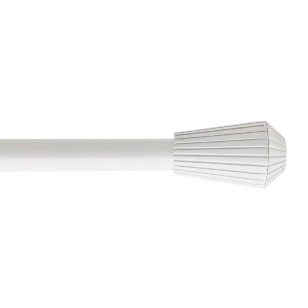 Kit asta tenda estensibile (L210 - L380 cm / D19 mm) Pisa Bianco opaco