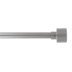 Kit asta tenda estensibile (L210 - L380 cm / D19 mm) Palermo Grigio argento
