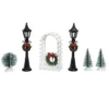 Kit di accessori lampioni e decorazioni per la creazione di un villaggio