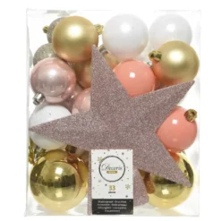 Kit di decorazioni di Natale Novae multi Oro / Bianco / Rosa / Perla