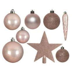 Kit di decorazioni di Natale Novae Rosa cipria