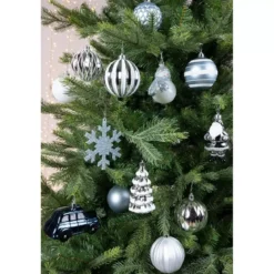 Kit di decorazioni di Natale Tradition Celeste/Bianco/ Blu notte