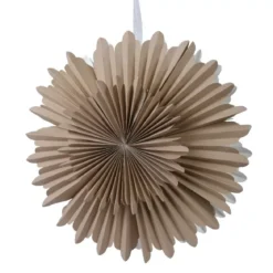 Lampada a sospensione carta Origami (D60 cm) Fiocco Sabbia