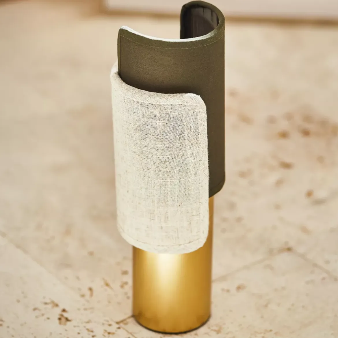 Lampada da tavolo metallo (H28 cm) Germoglio Verde