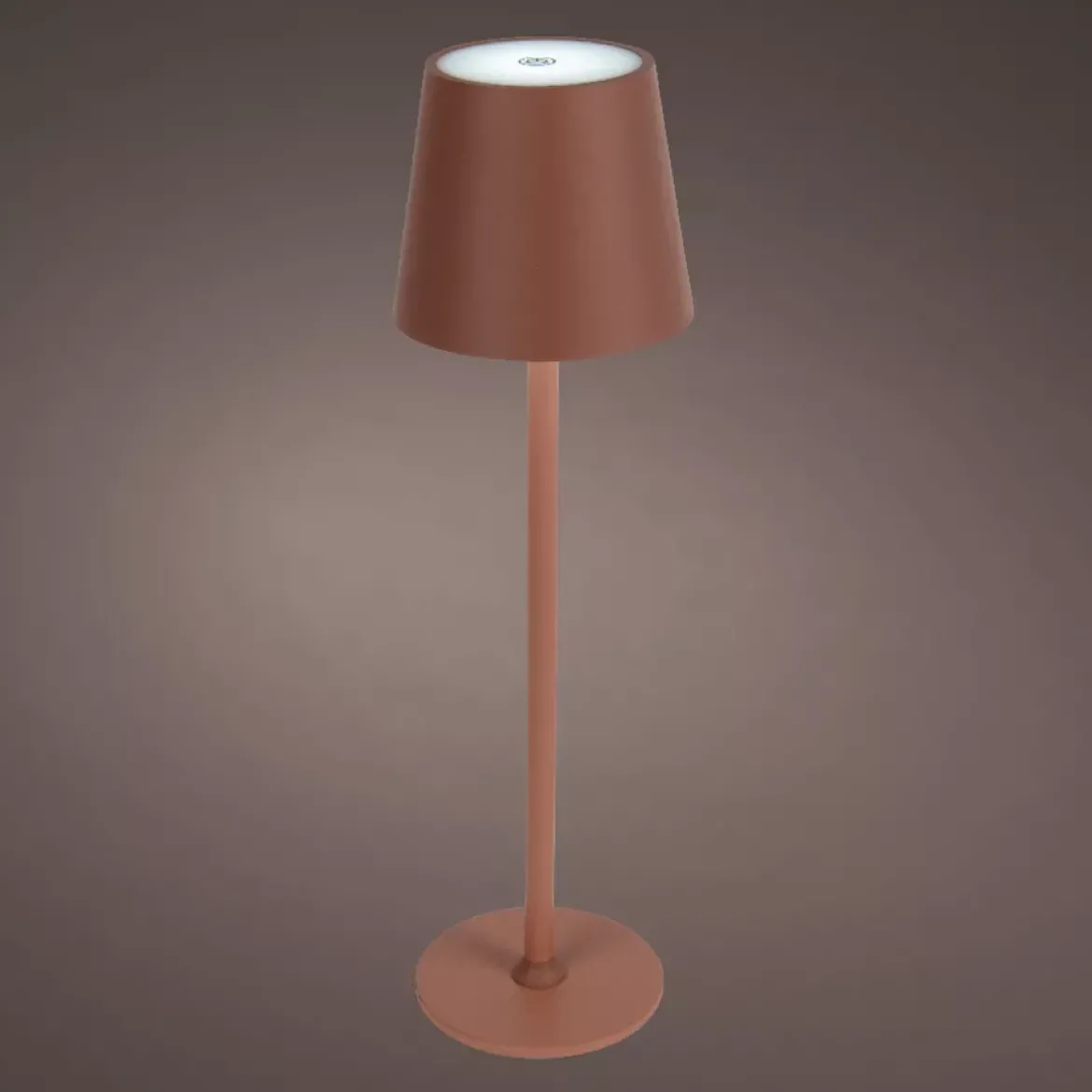 Lampada da tavolo senza fili ricaricabile USB 48 LED (H37 cm) Brooklyn Terracotta