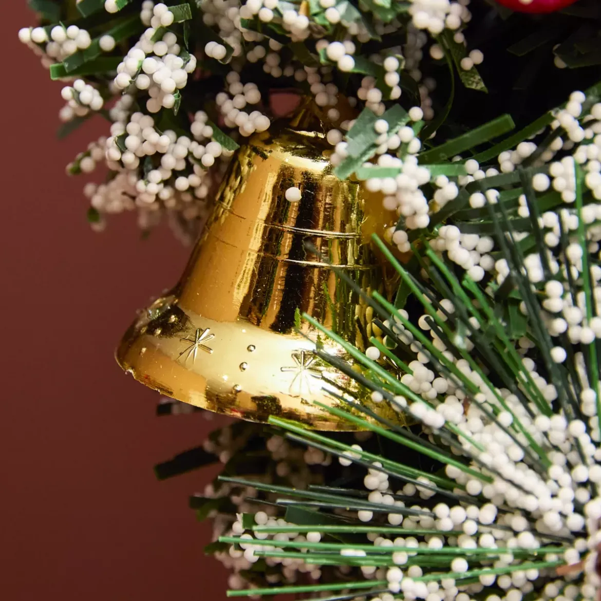 Lampada di Natale illuminata e animata 33 LED (H180 cm) Neve cadente Nero