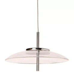 Lampadario alluminio sixties LED (D20 cm) UFO Transparente
