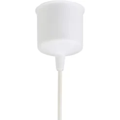 Lampadario a sospensione origami (D32 cm) Moki Bianco