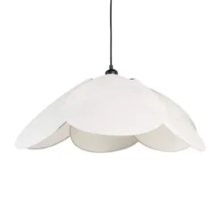 Lampadario a sospensione tessuto Petalo (D69 cm) Beige
