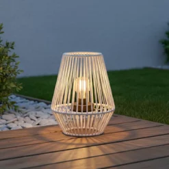 Lampada solare da giardino 3 lumen (H25 cm) Midtown Bianco