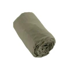 Lenzuolo con angoli flanella di cotone (140 x 190 cm) Nina Verde rosmarino