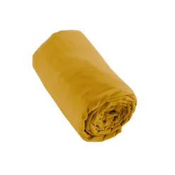 Lenzuolo con angoli flanella di cotone (140 x 200 cm) Nina Giallo ocra