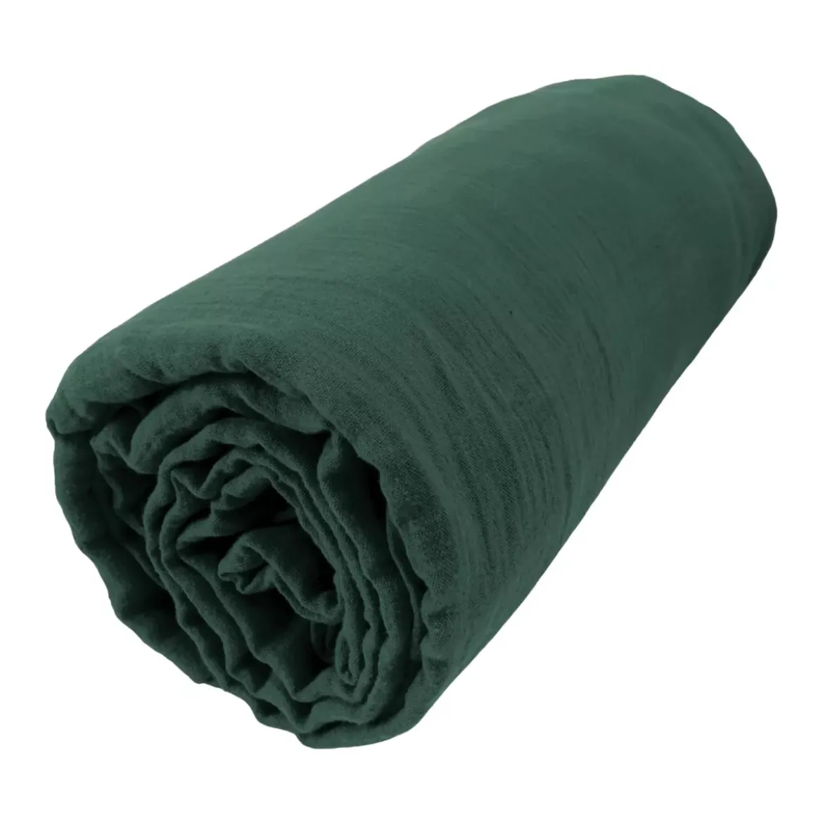 Lenzuolo con angoli garza di cotone (90 x 190 cm) Gaïa Verde Abete