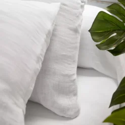 Lenzuolo con angoli garza di cotone (90 x 200 cm) Gaïa Bianco chantilly