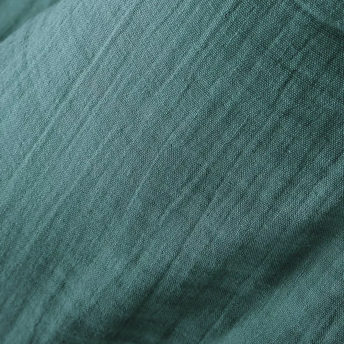 Lenzuolo con angoli garza di cotone (140 cm) Gaïa Blu anatra