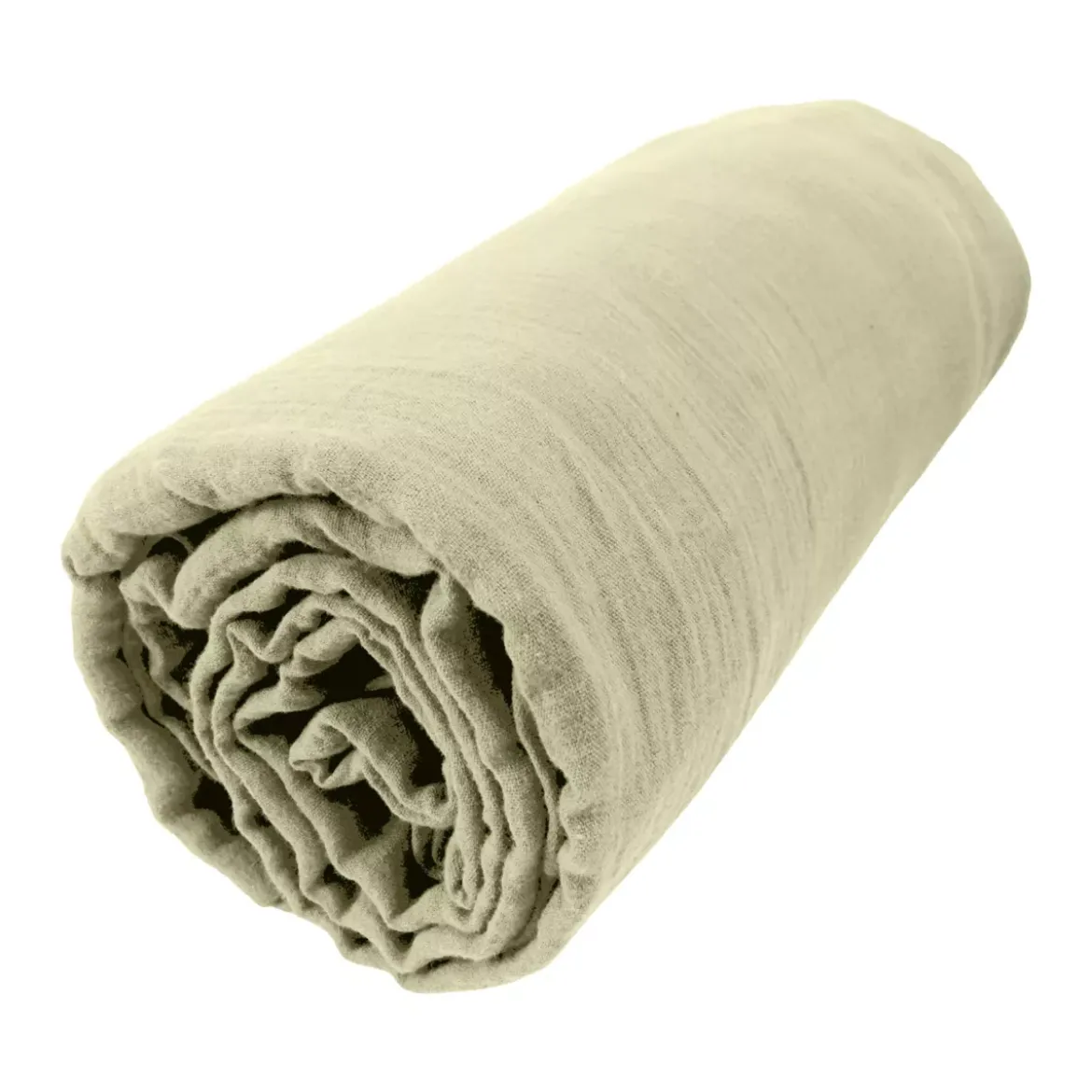 Lenzuolo con angoli garza di cotone (140 x 190 cm) Gaïa Verde tiglio