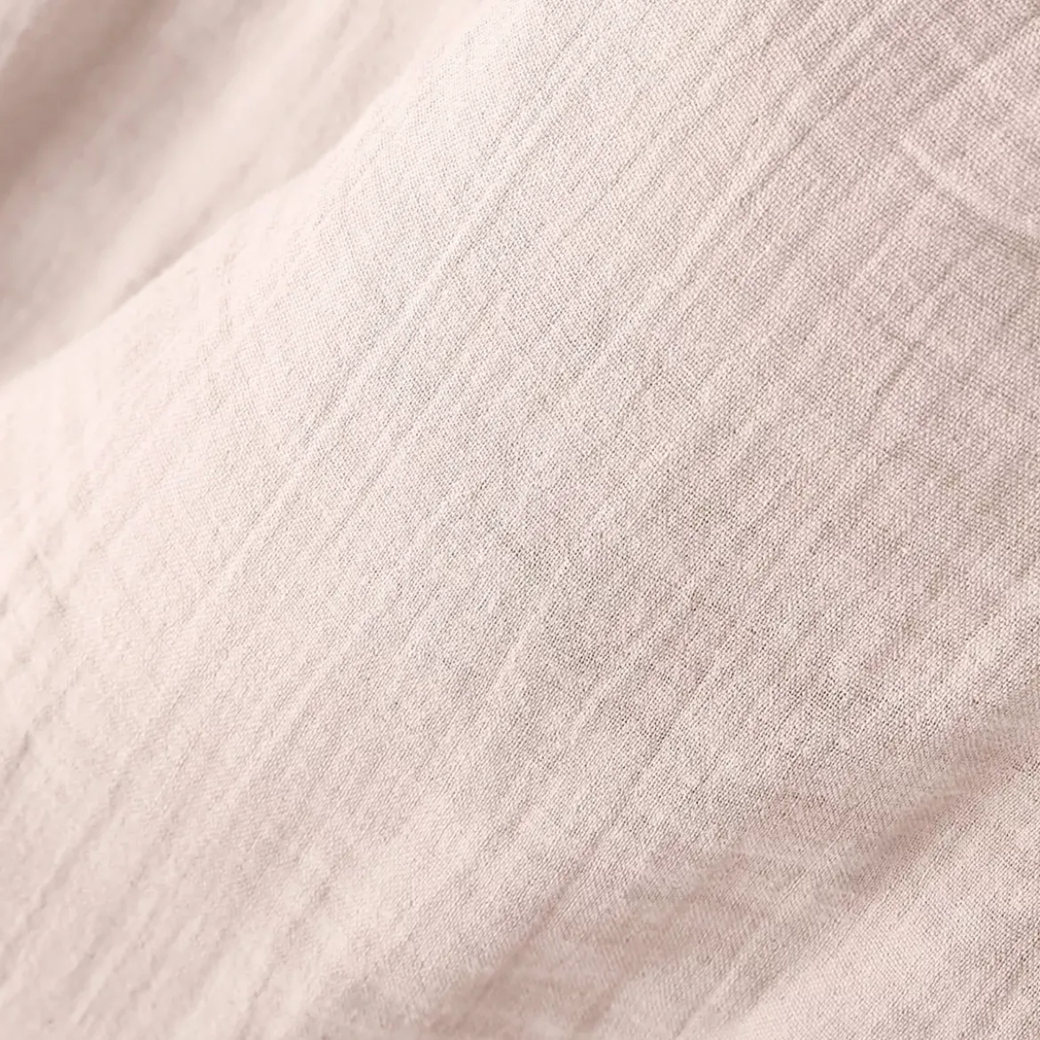 Lenzuolo con angoli garza di cotone (90 x 190 cm) Gaïa Rosa cipria